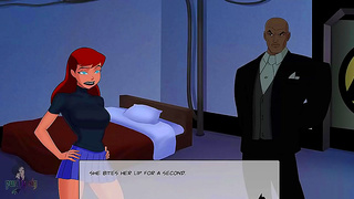 Poison Ivy Harley Quinn Tempt the Captive Princess in DC Lesbian Fantasy