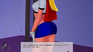 Batgirl Supergirl Learn Naughty Tricks from Harley Quinn in Hot Anime Clip