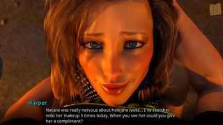 Big-Titted Teen Milf Tempts Lover in Steamy 3D Hentai Fantasy