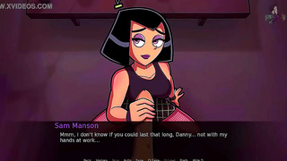 Goth Sam Teases Danny with Fiery Blowjob Creamy Facials – Anime Lust