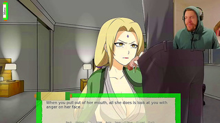 Tsunade Dominates Naruto Girls in Steamy Hentai Threesome Ending Hard