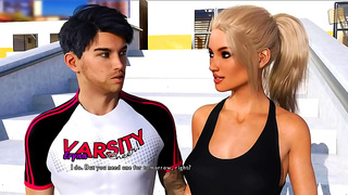 Erynns Steamy Adventure – Busty Blonde Teen Explores Pleasure in 3D Hentai