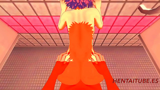 Sakur Pleasures Naruto with Hot Oral Hands-on Action in Steamy 3D Hentai