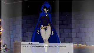 Blonde Teen Titans Bring Raven to Life in Steamy Hentai Encounter