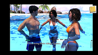 Laylas Wet Wild Underwater Kiss + Bikini Temptation in 3D Hentai