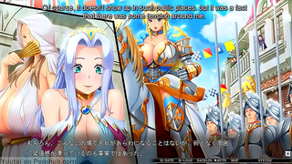 Curvy Princess Enchants Heroes with Busty Allure in Steamy Anime Quest