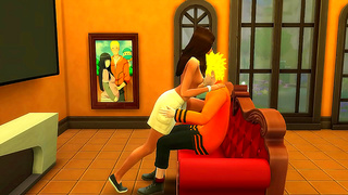 Hinata Discovers Narutos Secret Tryst in Steamy Dining Room Encounter