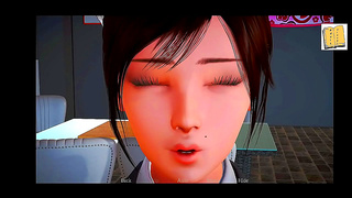 Blonde Teen Takes It Rough from Stepmoms Husband in Steamy 3D Hentai
