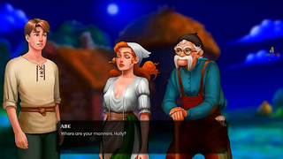 Princess and Elf Embrace Fiery Desires with Stallions on Enchanted Farmland