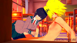 Jiro and Kaminari Heat Up Class With Steamy BnHA Roleplay Fun