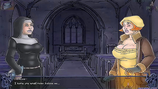 Nun Hentai Babes Tempt Monstrous Desires in Sacred Sinful Encounter