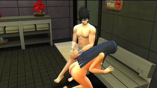 Hinata Pleasured by Naruto After Sasukes Teasing Spank – Steamy Anime Tryst