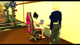 Sakure Walks In On Sasuke Pleasuring Himself as Naruto Takes Sarada Hard