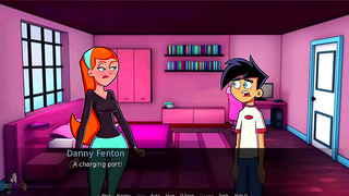 Goth Teen Tempts Danny Phantom in Sensual ASMR-Fueled Hentai Encounter
