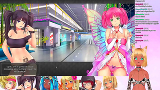 Nekos Sensual VTuber Threesome - Busty vs Petite Pussy Play Live Stream