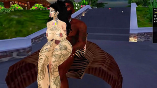 IMVU Vixen Takes It Deep in Wild Animated Ride to Ecstasy