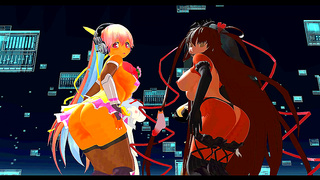 Anime Queens Perform Sensual Striptease Melody in Steamy Concert Fantasy