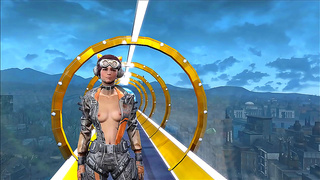 Busty Brunette Models Fallout 4 Outfits in Steamy 3D Hentai Fantasy