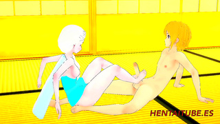 Elsa Surrenders to Pleasure in Steamy Frozen Hentai Foot Job Fantasy