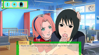 Tsunade Dominates Sakura, Hinata Ino in Hypnotic Hentai Tryst