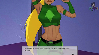 Blackfires Steamy Office Encounter with DC Superheroes Unleashed