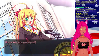Curvy VTuber Streams Hilarious Anime-Themed Gameplay Live Show