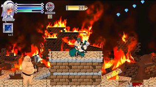 Beautiful Heroine Pleasures Warriors and Beasts in Bullet Requiem Adventure