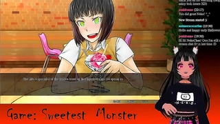LewdNeko Tempts Viewers with Busty Curves in Haunting Halloween Stream
