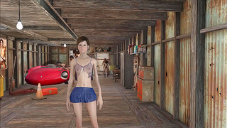 Brunette Beauty Ravished in Post-Apocalyptic Fallout 4 Hentai Fantasy