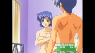 Teen Anime Fan Receives Tender Foreplay Deep Loving from Eager Partner