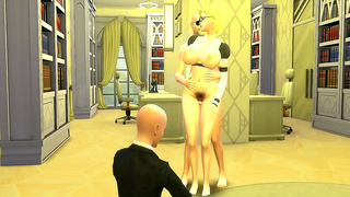 Young Wifey Betrayed by CEO in Steamy Dragon Ball Anal Encounter