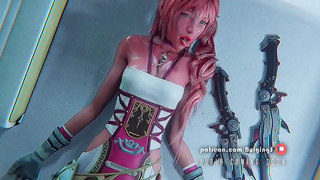 Serah Farron Takes It Deep with Locked Gaze, Explosive 3D Creampie cumshot