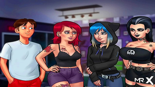 Anime Teen Seduced During Steamy Summer Tattoo Fantasy Encounter