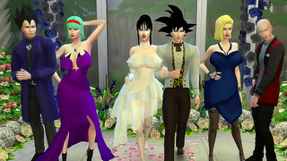 Chi Chis Forbidden Affair Unfolds During Her Wedding to Goku in DB Erotica