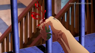 Jojos Hentai Parody – Busty Anime Babe Deepthroats Rides Huge Cock Hard