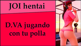 D.Va Teaches JOI in Steamy Spanish Lesson – Anime Pleasure Unleashed