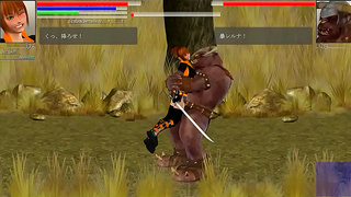 Aya Takes On Giant Warriors in Steamy Blades of Destiny Hentai Adventure