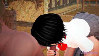 Rukia Kuchiki Surrenders to Fiery Pleasure in Steamy Bleach Encounter