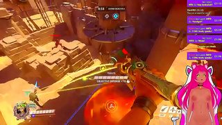 Nekos Steamy Punishment During Overwatch Stream – Naughty Anime Fun
