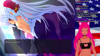 Neko Tempts Her Master as a Busty Maid in Virtual Fantasy RP