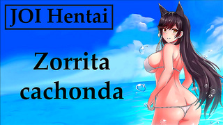 Sultry Anime Vixen Teases with Hot BIJO Commands in Sexy Beach Scene