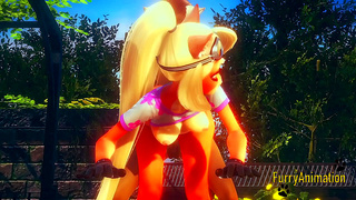Cocos Wild Blowjob Anal Ride in Naughty Crash Bandicoot Hentai