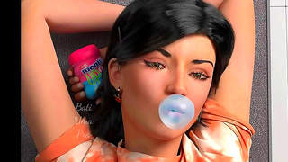 Lu Tempts Fans with Sensual Solo Play in Steamy Anime Virtual Magazine Spread