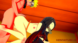 Naruto Takes Control with Nezuko in Steamy Hentai Encounter