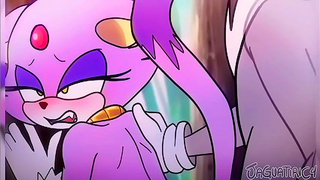 Silver Blaze Heat Up in Wild Hentai Sex with creampie cumshot action