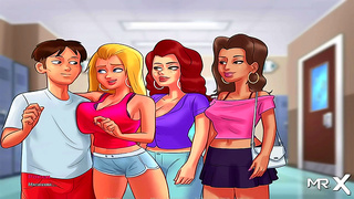 Summertime Nights: Teen Meets MILF Neighbor in Steamy Summer Affair - E3 Hero8