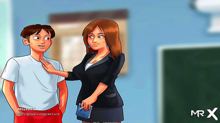 Young Maiden Treats Eager Boyfriend to Steamy Summer Romance Adventure