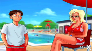 Cute Teen Embarks on Steamy Summer Romance in Animated Escapade