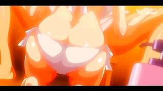 Adorable Anime Girl Enjoys Sensual Strokes in Steamy HMV Hentai Fantasy