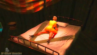 Tigress Takes Cock Deep in Steamy 3D Hentai Ride to Ecstasy
